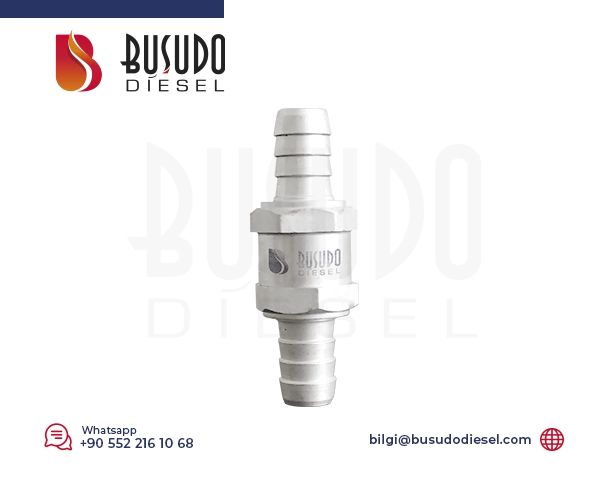 13 mm Alüminyum Dizel Yakıt Çekvalfi | 13 mm Mazot Yakıt Hattı Çekvalfi